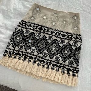 Beaded skirt with tassels ✨